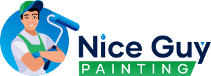 Nice guy painting logo