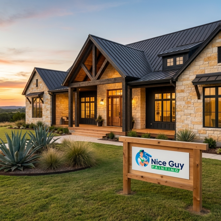 black exterior paint