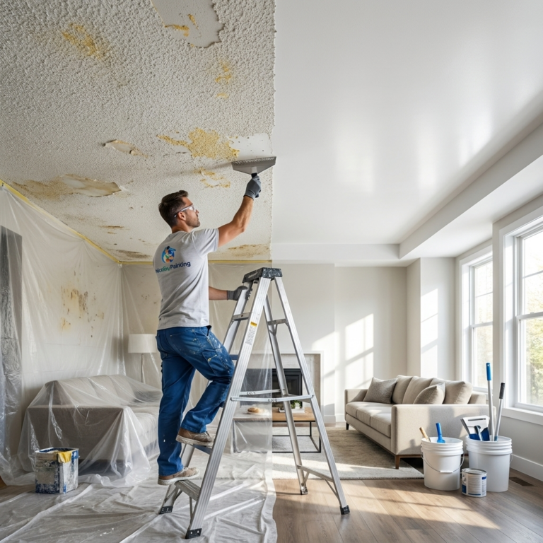 Popcorn Ceiling Removal