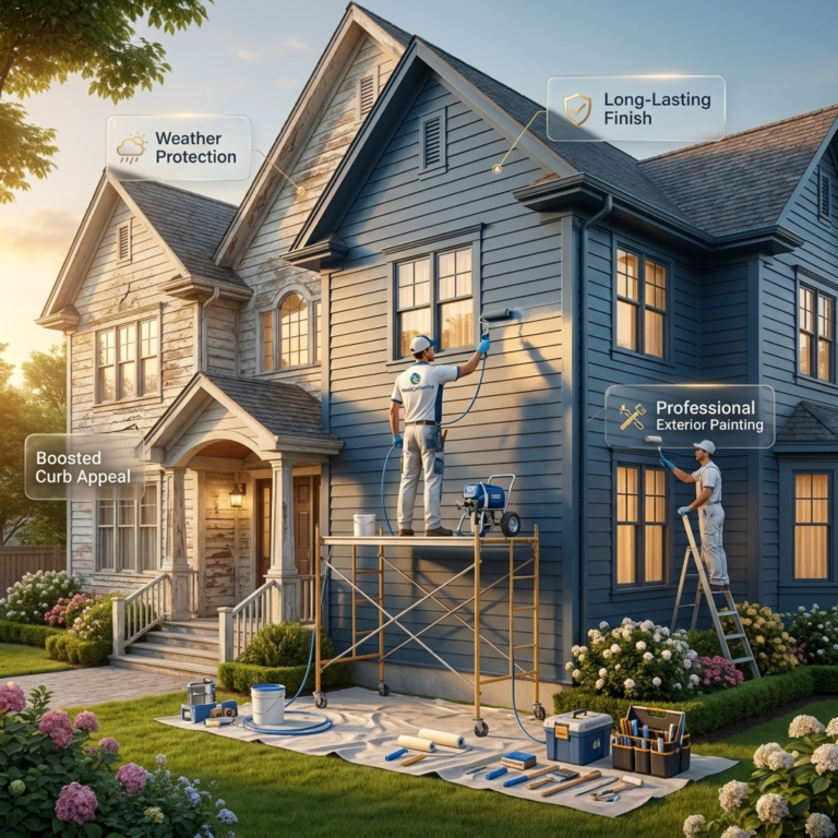 Exterior Siding Painting