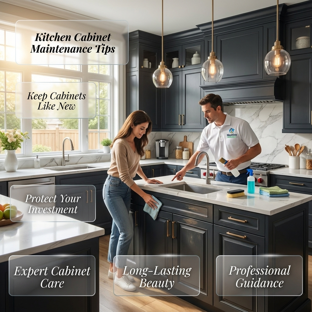 Kitchen cabinet maintenance tips