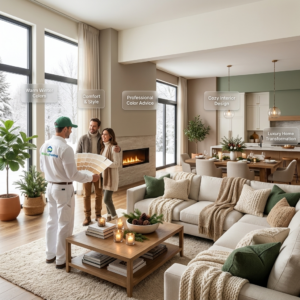 Winter Colors Create a More Comfortable Home