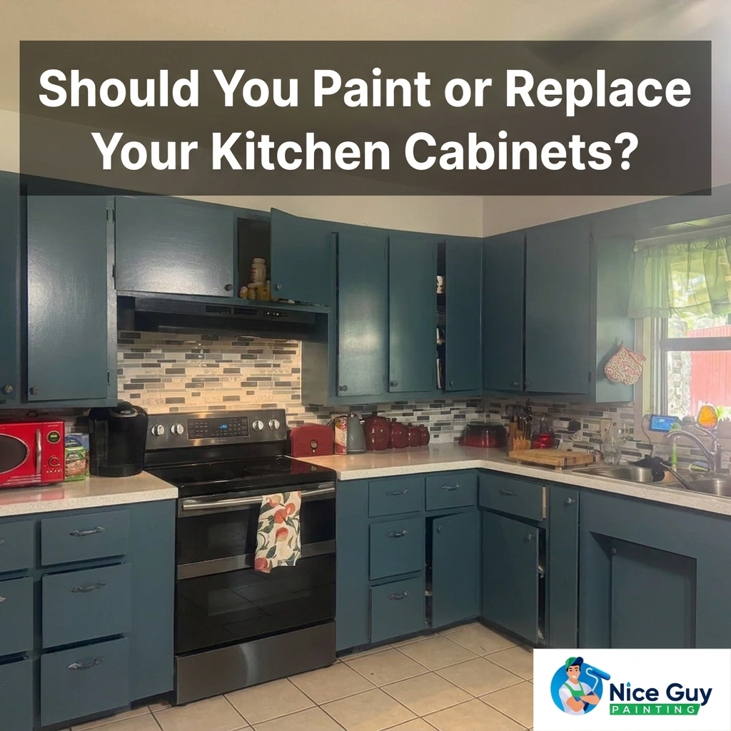 Paint or Replace Your Kitchen Cabinets