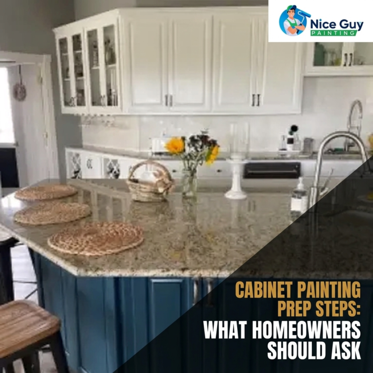 Cabinet Painting Prep Steps