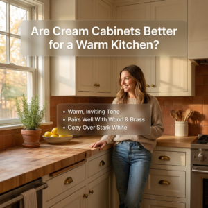 Are Cream Cabinets Better for a Warm Kitchen?