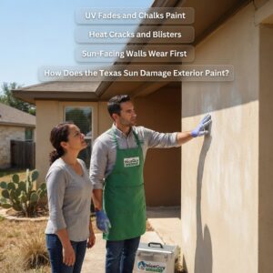 How Does the Texas Sun Damage Exterior Paint?